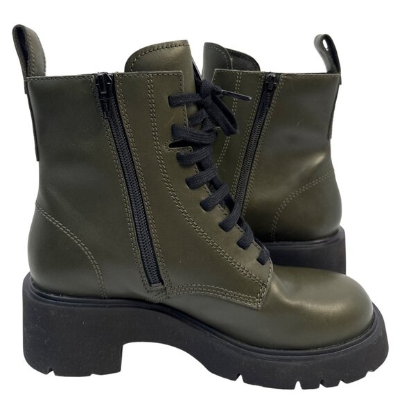Camper Milah Green Combat Boots Women's Size EU 37 US 7 - Picture 4 of 11